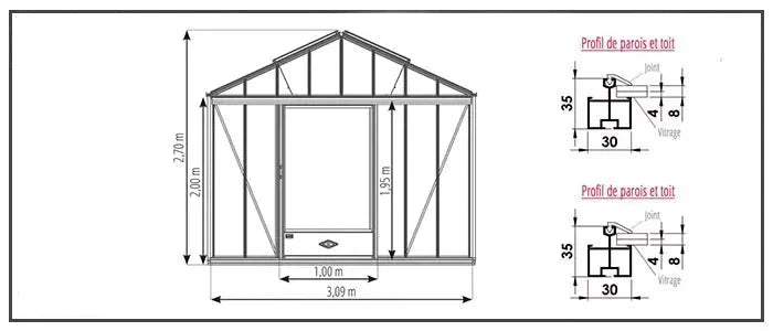 Luxia Drivhus 16,40M²