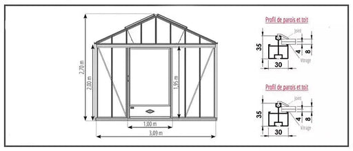 Luxia Drivhus 18,70M²