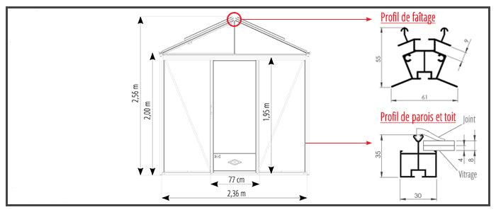 Luxia Drivhus 7,30M²