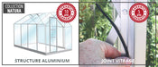 Drivhus - Mélissa 4,9M²