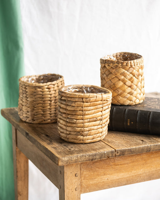 Trio Albury Woven Baskets Natural