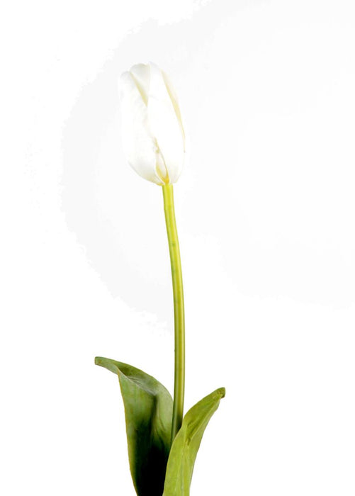 Hvid Kunstig Tulipan H.79Cm Indvendig Dekoration