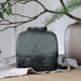 Grå Glasvase - H25Cm, Ø25Cm