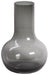 Grå Glasvase - H37Cm, Ø25Cm