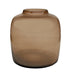Taupe Glasvase - H25Cm, Ø25Cm