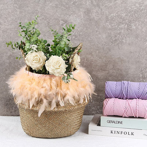 Thai Basket Pompom Pink